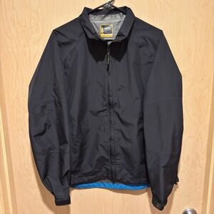 Forresters Gore-Tex Paclite Jacket Mens Small Black Waterproof Shell Full Zip